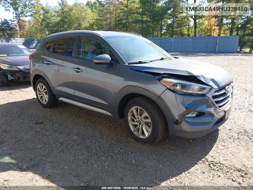 HYUNDAI TUCSON 2017, VIN KM8J3CA49HU338480