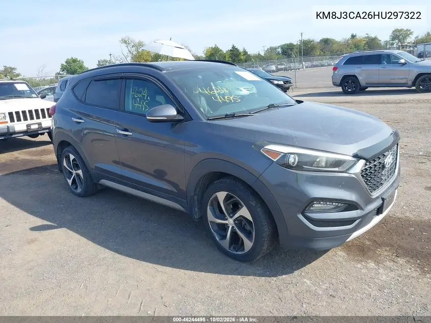 HYUNDAI TUCSON 2017, VIN KM8J3CA26HU297322