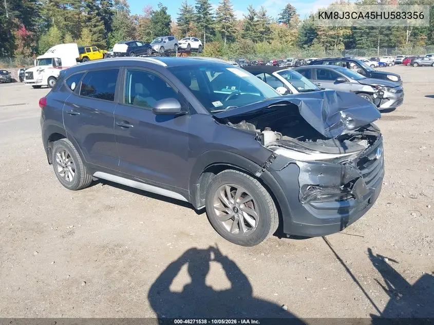 HYUNDAI TUCSON 2017, VIN KM8J3CA45HU583356