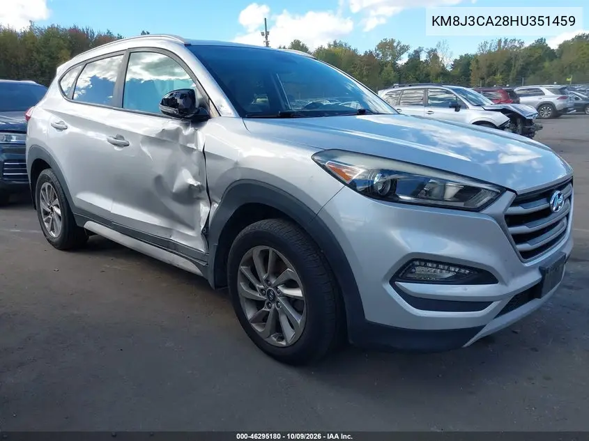 HYUNDAI TUCSON 2017, VIN KM8J3CA28HU351459