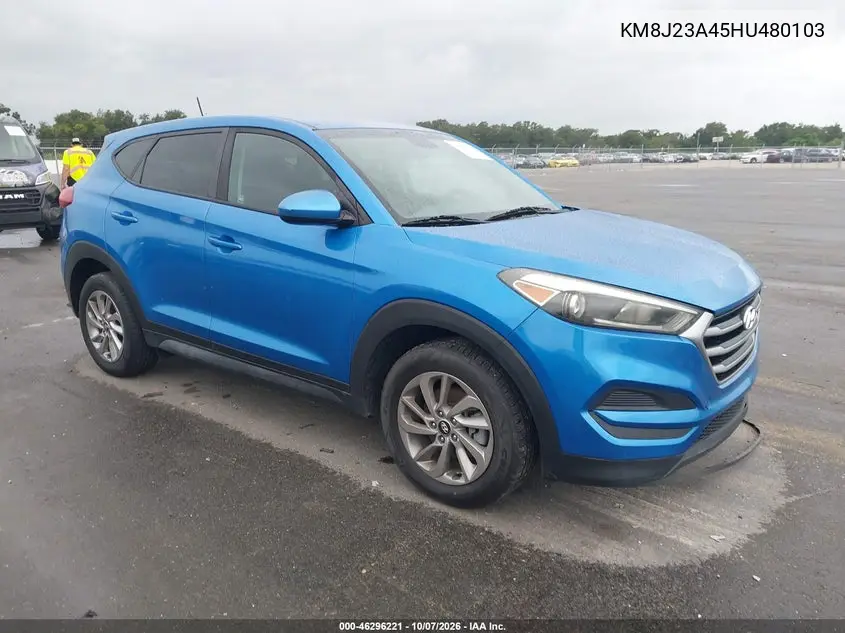 HYUNDAI TUCSON 2017, VIN KM8J23A45HU480103