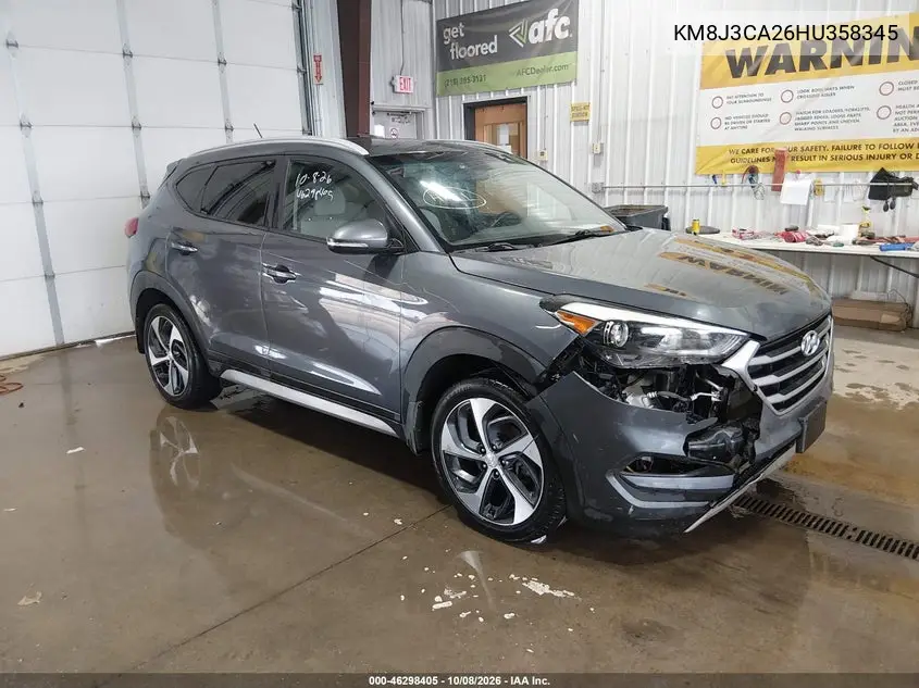 HYUNDAI TUCSON 2017, VIN KM8J3CA26HU358345