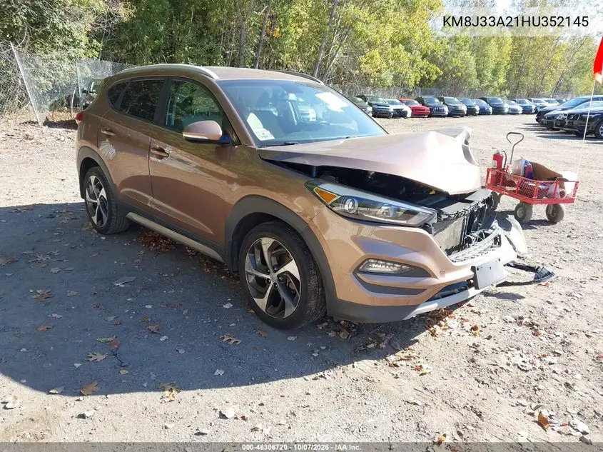 HYUNDAI TUCSON 2017, VIN KM8J33A21HU352145