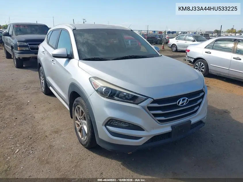 HYUNDAI TUCSON 2017, VIN KM8J33A44HU533225