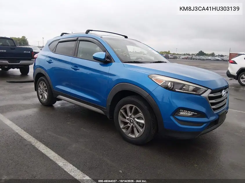 HYUNDAI TUCSON 2017, VIN KM8J3CA41HU303139