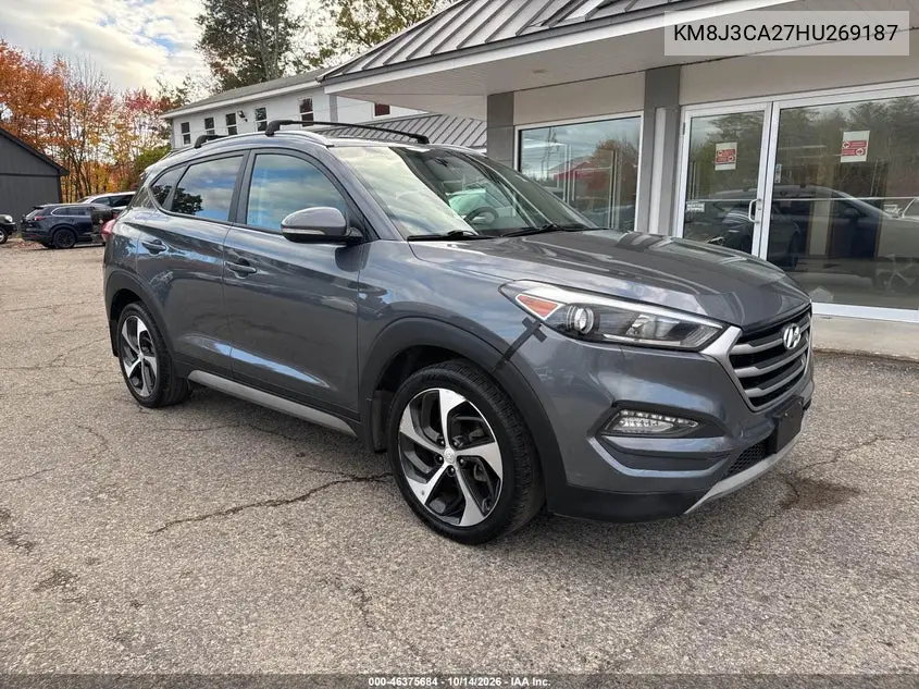HYUNDAI TUCSON 2017, VIN KM8J3CA27HU269187