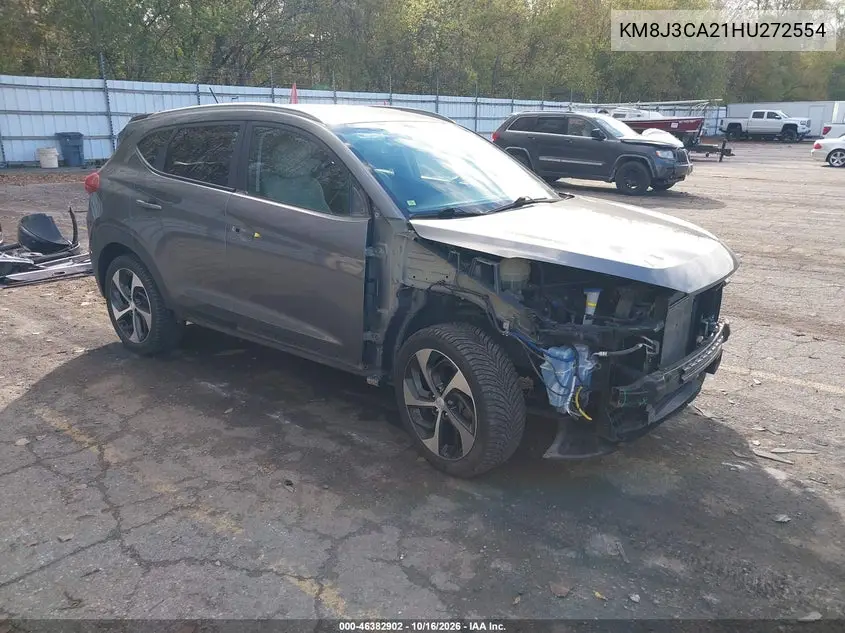 HYUNDAI TUCSON 2017, VIN KM8J3CA21HU272554