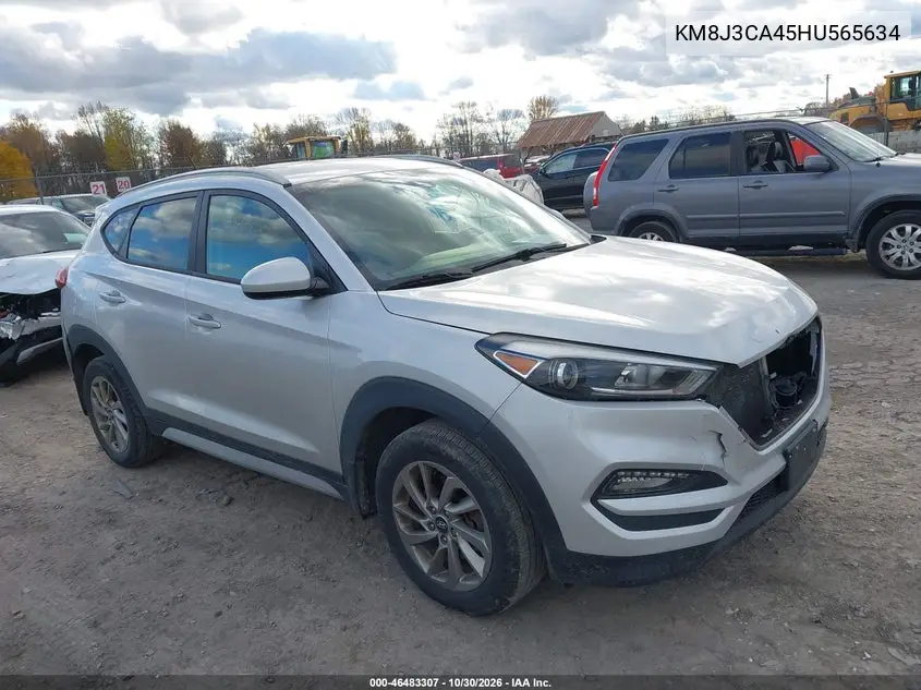 HYUNDAI TUCSON 2017, VIN KM8J3CA45HU565634