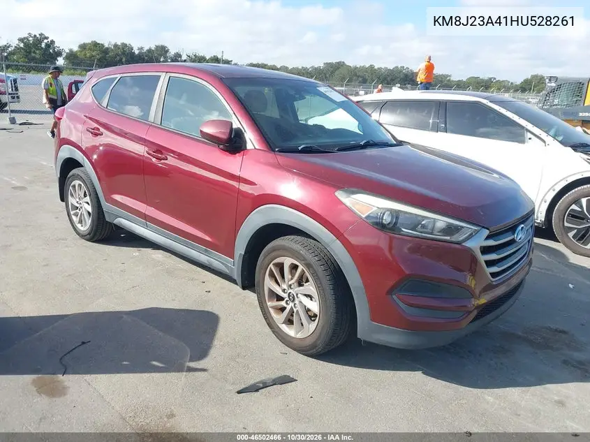 HYUNDAI TUCSON 2017, VIN KM8J23A41HU528261