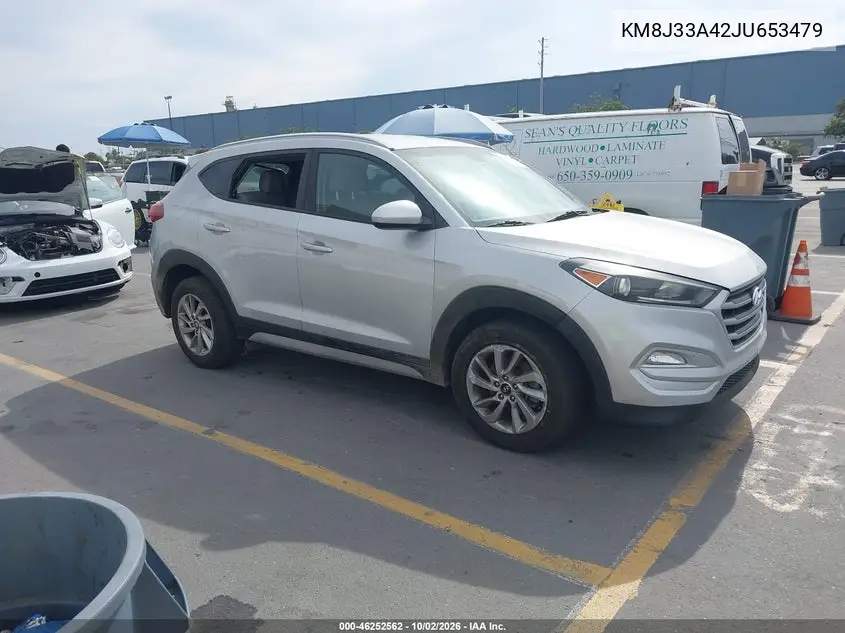 HYUNDAI TUCSON 2018, VIN KM8J33A42JU653479