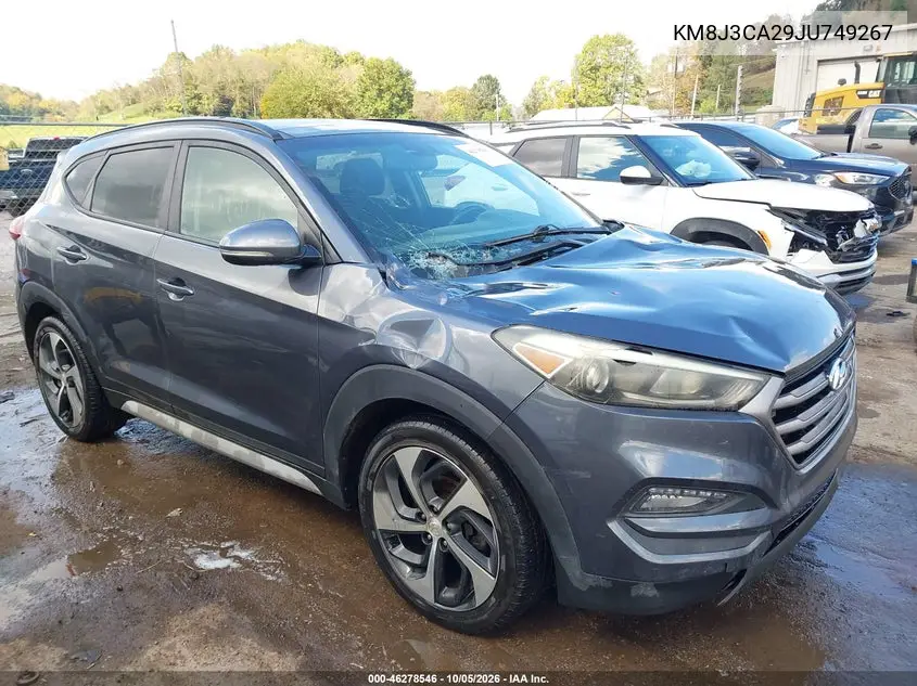 HYUNDAI TUCSON 2018, VIN KM8J3CA29JU749267