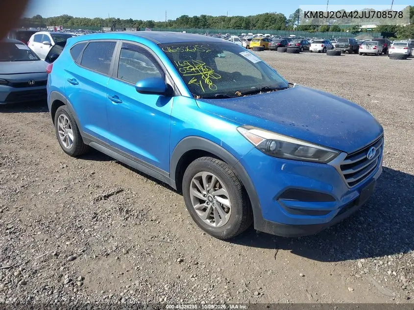 HYUNDAI TUCSON 2018, VIN KM8J2CA42JU708578