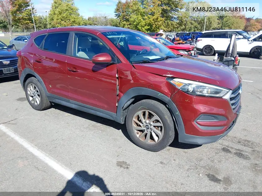 HYUNDAI TUCSON 2018, VIN KM8J23A46JU811146
