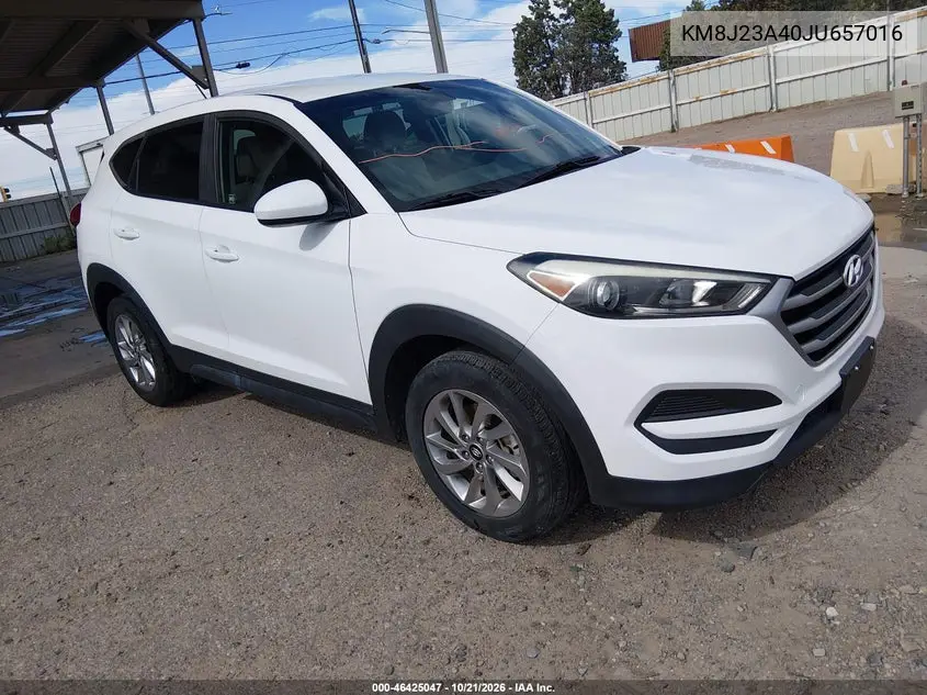 HYUNDAI TUCSON 2018, VIN KM8J23A40JU657016