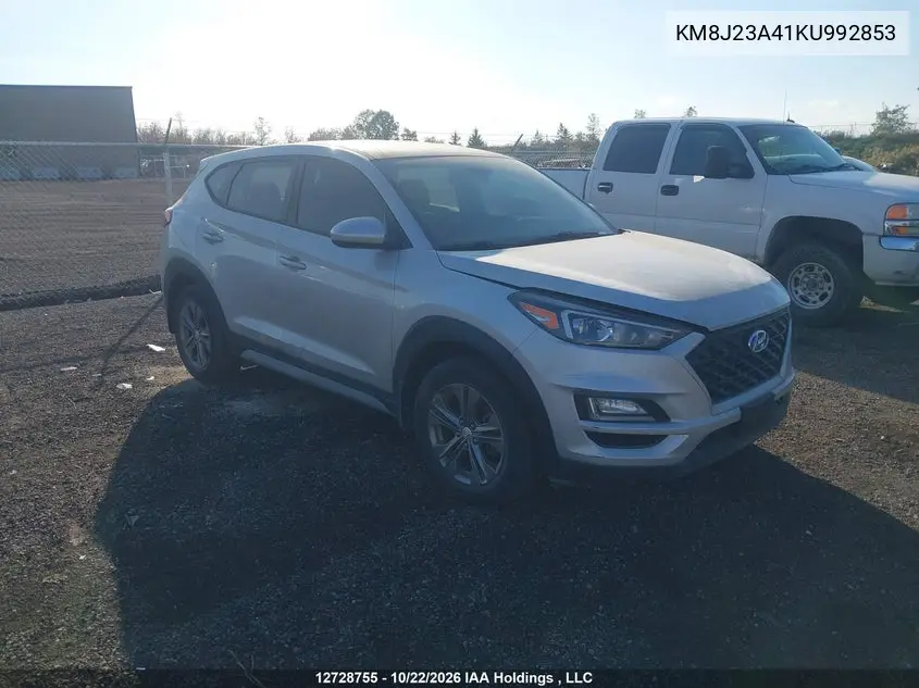 HYUNDAI TUCSON 2019, VIN KM8J23A41KU992853