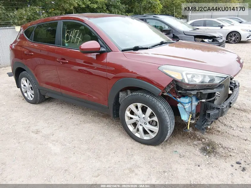 HYUNDAI TUCSON 2019, VIN KM8J2CA44KU014170
