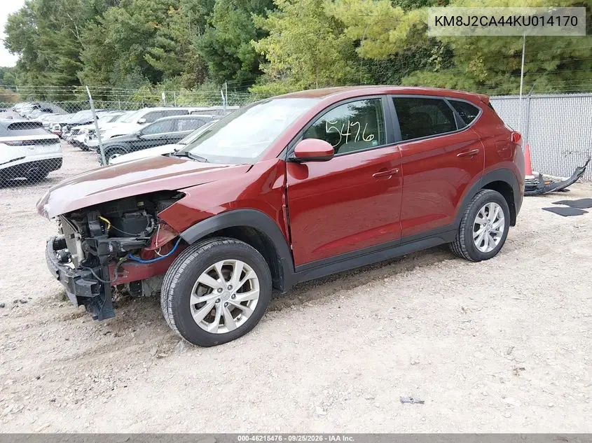 2019 HYUNDAI TUCSON VIN KM8J2CA44KU014170 — фото 2