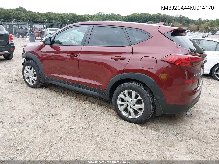 2019 HYUNDAI TUCSON VIN KM8J2CA44KU014170 — фото 3
