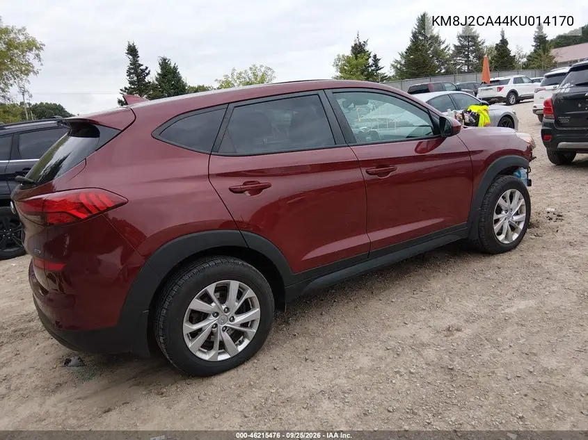 2019 HYUNDAI TUCSON VIN KM8J2CA44KU014170 — фото 4