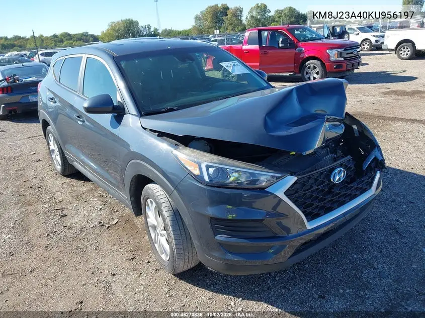 HYUNDAI TUCSON 2019, VIN KM8J23A40KU956197