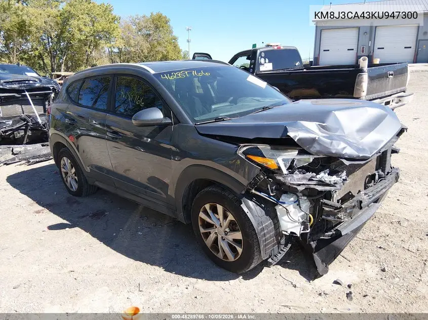 HYUNDAI TUCSON 2019, VIN KM8J3CA43KU947300