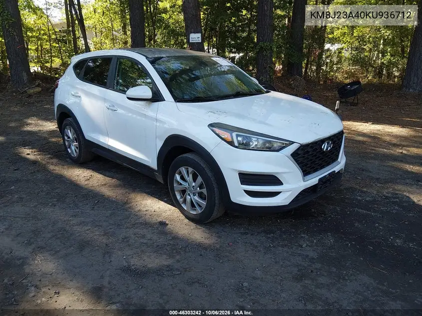 HYUNDAI TUCSON 2019, VIN KM8J23A40KU936712