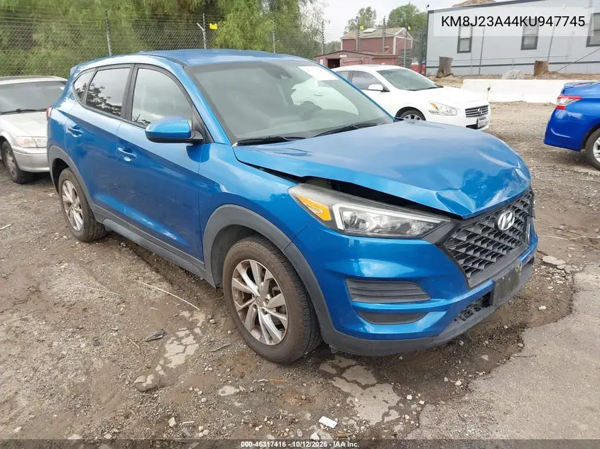 HYUNDAI TUCSON 2019, VIN KM8J23A44KU947745