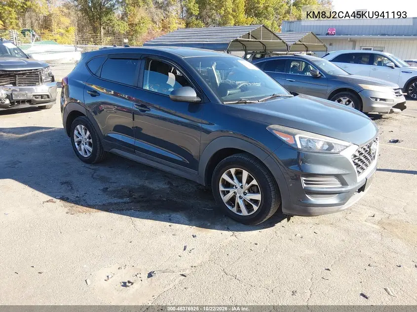 HYUNDAI TUCSON 2019, VIN KM8J2CA45KU941193
