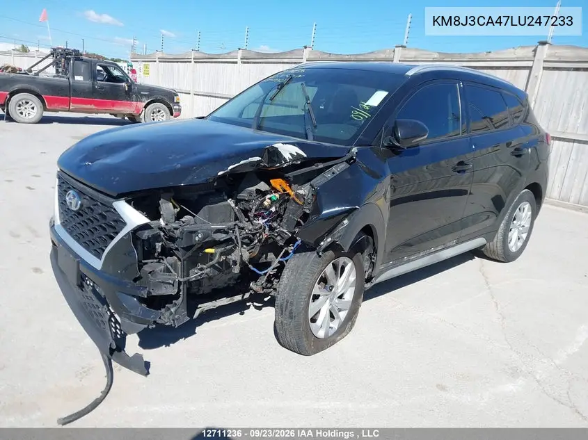 2020 HYUNDAI TUCSON VIN KM8J3CA47LU247233 — фото 2