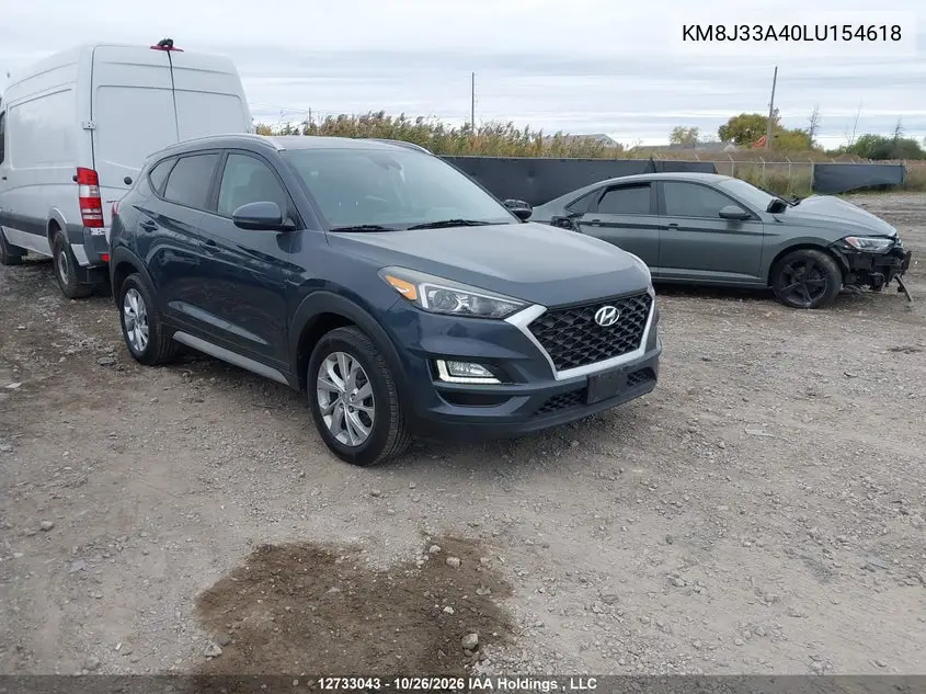 HYUNDAI TUCSON 2020, VIN KM8J33A40LU154618
