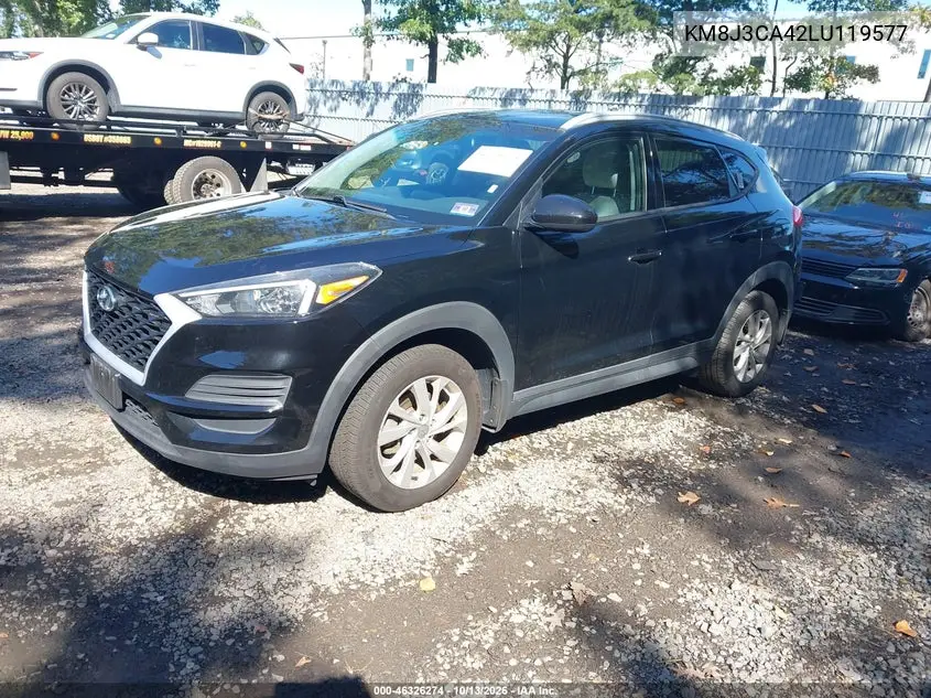 2020 HYUNDAI TUCSON VIN KM8J3CA42LU119577 — фото 2