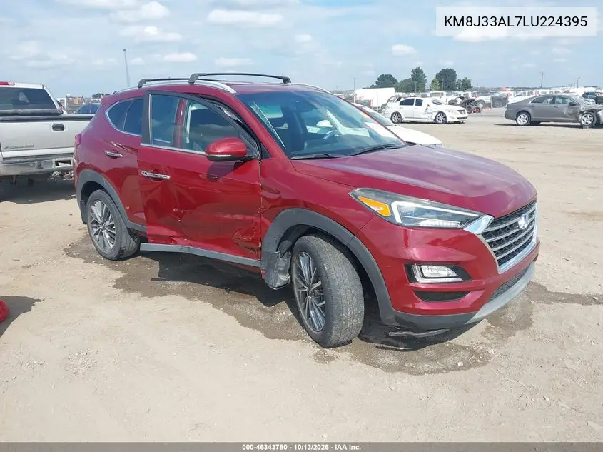 HYUNDAI TUCSON 2020, VIN KM8J33AL7LU224395