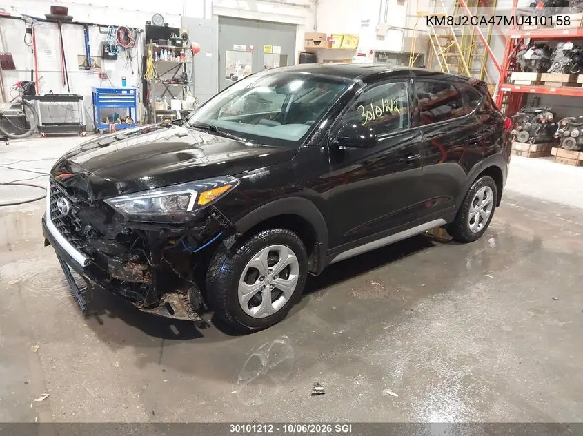 2021 HYUNDAI TUCSON VIN KM8J2CA47MU410158 — фото 2