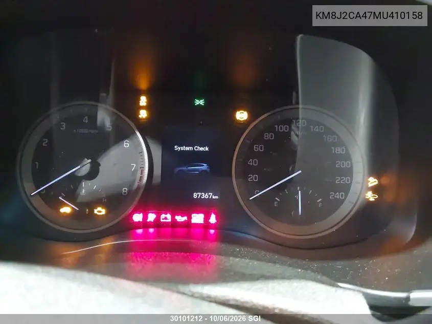 2021 HYUNDAI TUCSON VIN KM8J2CA47MU410158 — фото 7