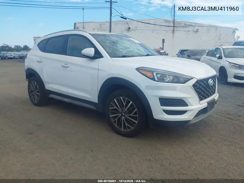 HYUNDAI TUCSON 2021, VIN KM8J3CAL3MU411960