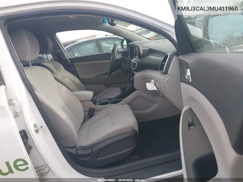2021 HYUNDAI TUCSON VIN KM8J3CAL3MU411960 — фото 5