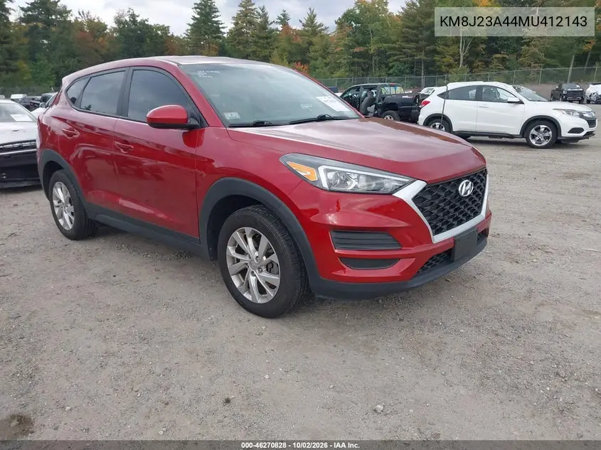 HYUNDAI TUCSON 2021, VIN KM8J23A44MU412143