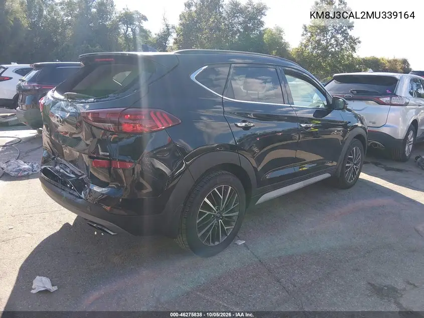 2021 HYUNDAI TUCSON VIN KM8J3CAL2MU339164 — фото 4