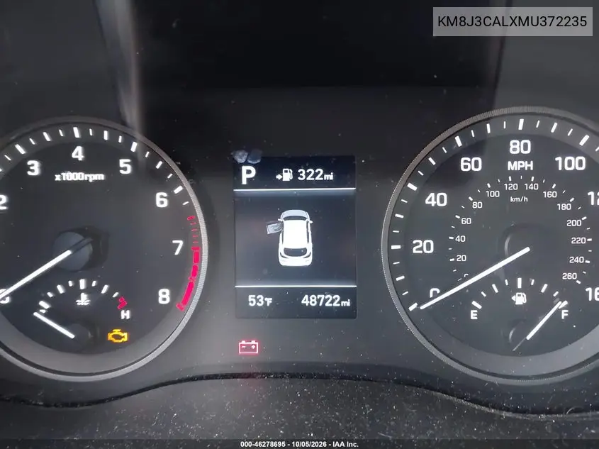 2021 HYUNDAI TUCSON VIN KM8J3CALXMU372235 — фото 15