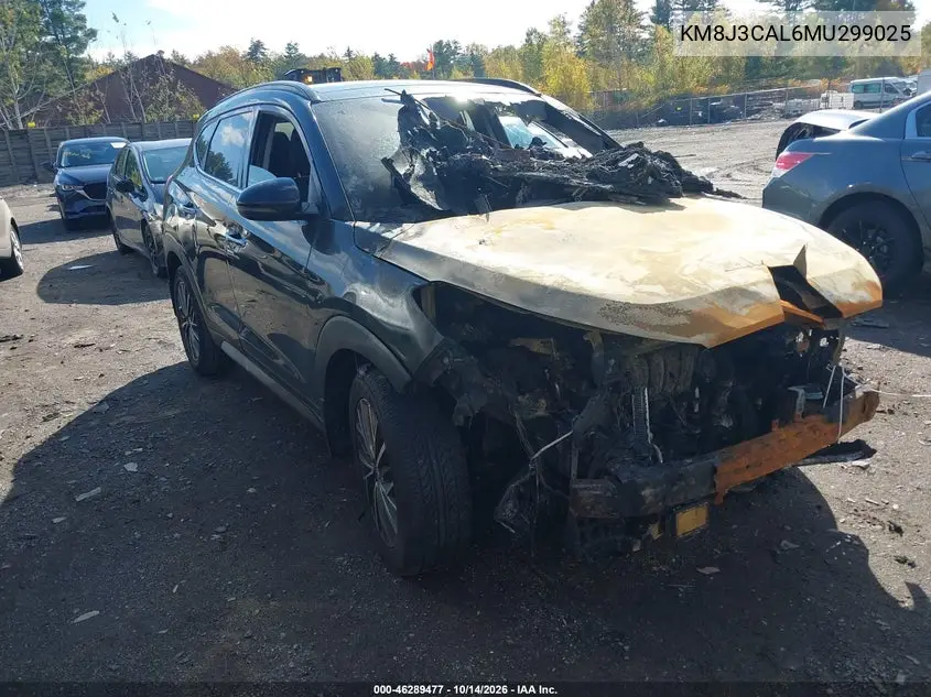 HYUNDAI TUCSON 2021, VIN KM8J3CAL6MU299025