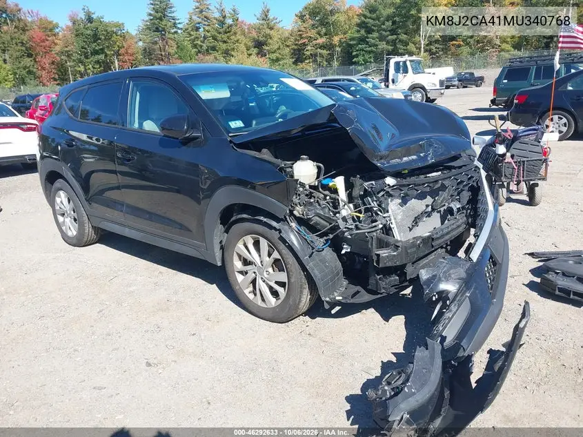 HYUNDAI TUCSON 2021, VIN KM8J2CA41MU340768