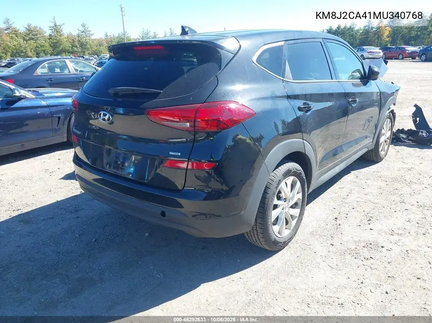 2021 HYUNDAI TUCSON VIN KM8J2CA41MU340768 — фото 4