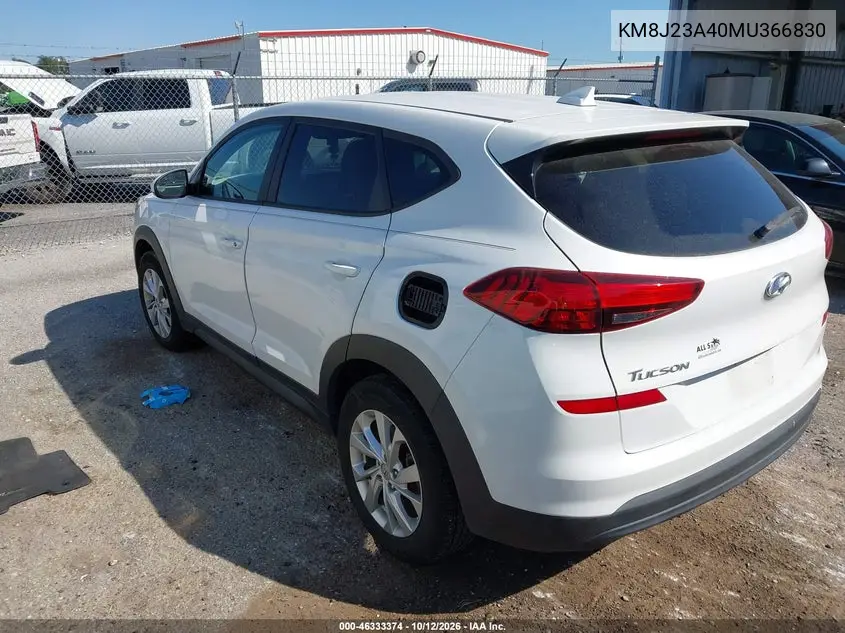 2021 HYUNDAI TUCSON VIN KM8J23A40MU366830 — фото 3