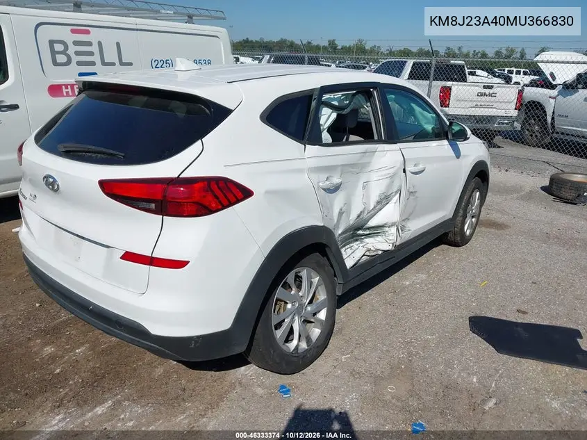 2021 HYUNDAI TUCSON VIN KM8J23A40MU366830 — фото 4