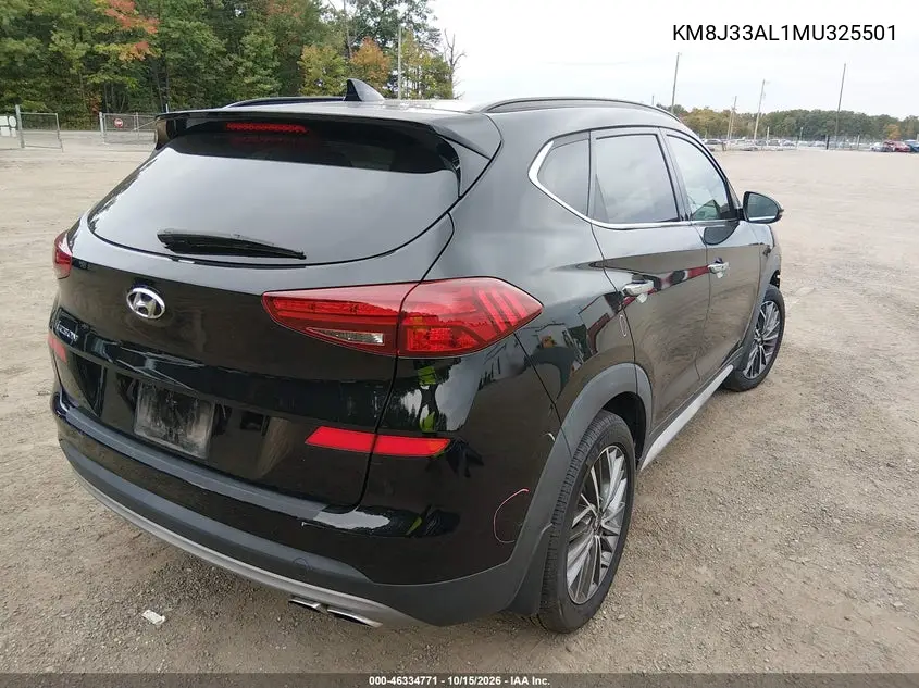2021 HYUNDAI TUCSON VIN KM8J33AL1MU325501 — фото 4