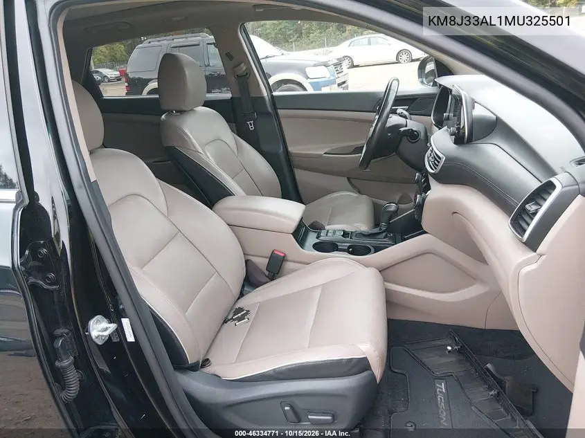 2021 HYUNDAI TUCSON VIN KM8J33AL1MU325501 — фото 5