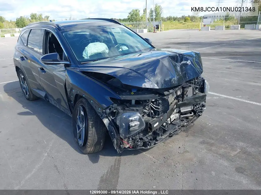 HYUNDAI TUCSON 2022, VIN KM8JCCA10NU021348
