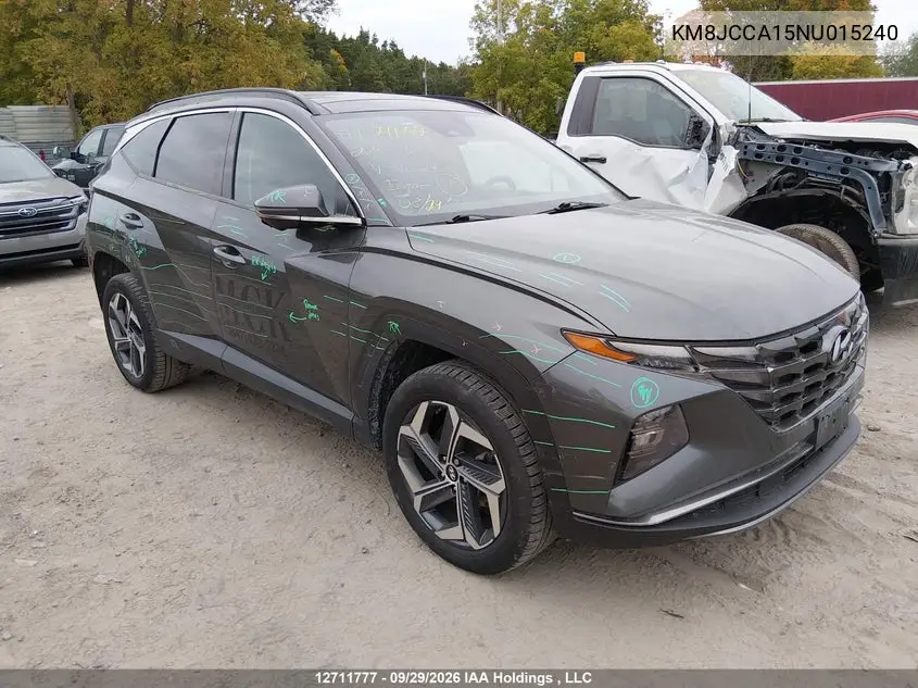 HYUNDAI TUCSON 2022, VIN KM8JCCA15NU015240