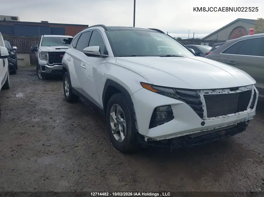 HYUNDAI TUCSON 2022, VIN KM8JCCAE8NU022525