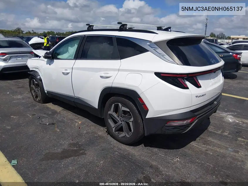 2022 HYUNDAI TUCSON VIN 5NMJC3AE0NH065137 — фото 3
